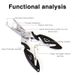 Newest Fishing Pliers Fish Line Cutter Scissors Mini Fish Hook Remover Braid Line Lure Cutter Multifunction Tools Accessories_desvips.com