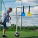 Professional Soccer Shooting Accuracy Trainer - Free Kick Target Net With Goalkeeper Simulation_desvips.com