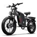TIFGALOP Adult Electric Bicycle, 2000W Front And Rear Dual Motors, 52V 24Ah Lithium-ion Battery, 20-inch Wide Tires, Dual Hydraulic Disc Brakes._desvips.com