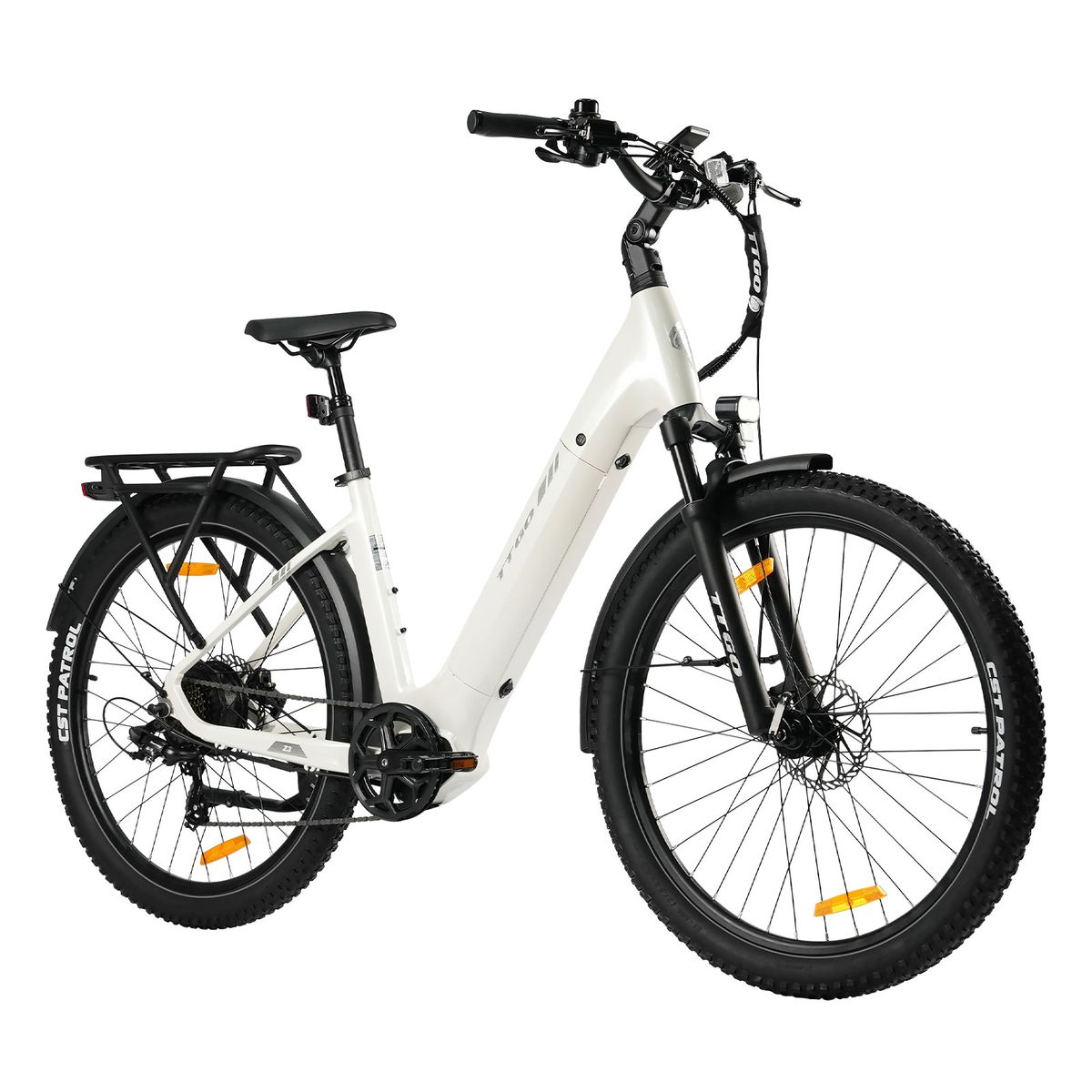 TTGO Z3 Electric Bike With 48V 15Ah Removable Battery, Hydraulic Disc Brakes_desvips.com