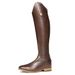 matte cowhide western cowboy women's genuine leather thick heeled short boots, square toe brown high heels,_desvips.com