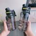 Simple Sports Water Bottle For Men And Women, Outdoor Portable Water Jug, Fitness High-Value Handy Cup With Tea Infuser, Plastic Cup_desvips.com