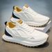 Sports 2025 Winter New Soft Non-Slip Men's Running Casual Thick Sole Forrest Gump Dad Shoes_desvips.com