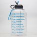 New kettle Creative gradient PETG Plastic Large kettle 1 gallon 3.78L portable sports kettle_desvips.com