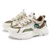 2026 Fashion Sneakers Jogging Shoes Men PU+Mesh Splicing Low Top Lace-Up Breathable Thick Sole Shock Absorption Non-Slip Wear-Resistant Running Shoes_desvips.com