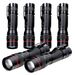 6 Pack Small Mini LED Flashlight, Single Mode Zoomable AA Battery With Pocket Clip, Portable Bulk EDC Flashlights For Gift, Emergency, Camping, Hiking_desvips.com