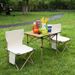 Outdoor Folding Portable Leisure Backrest Fishing Road Trip Camping Equipment Table And Chair Set Wholesale_desvips.com