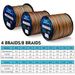 4 Braided Fishing Line PE Braided Powerful Horse Camouflage Line 300 500 1000 Meters Fishing Line Suitable For Rock Fishing And Sea Fishing Main Line_desvips.com