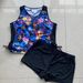 Boxers Two-piece Swimsuit Trend Printed Beach Swimsuit Set_desvips.com