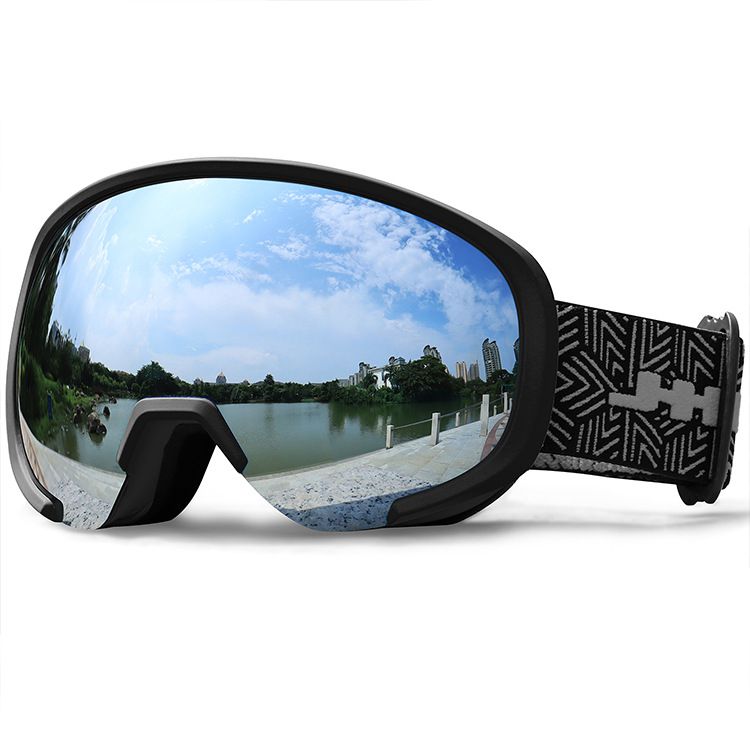 Outdoor Spherical Men And Women Double-layer Anti-fog Ski Can Be Carded Myopia Glasses Mountaineering Goggles_desvips.com