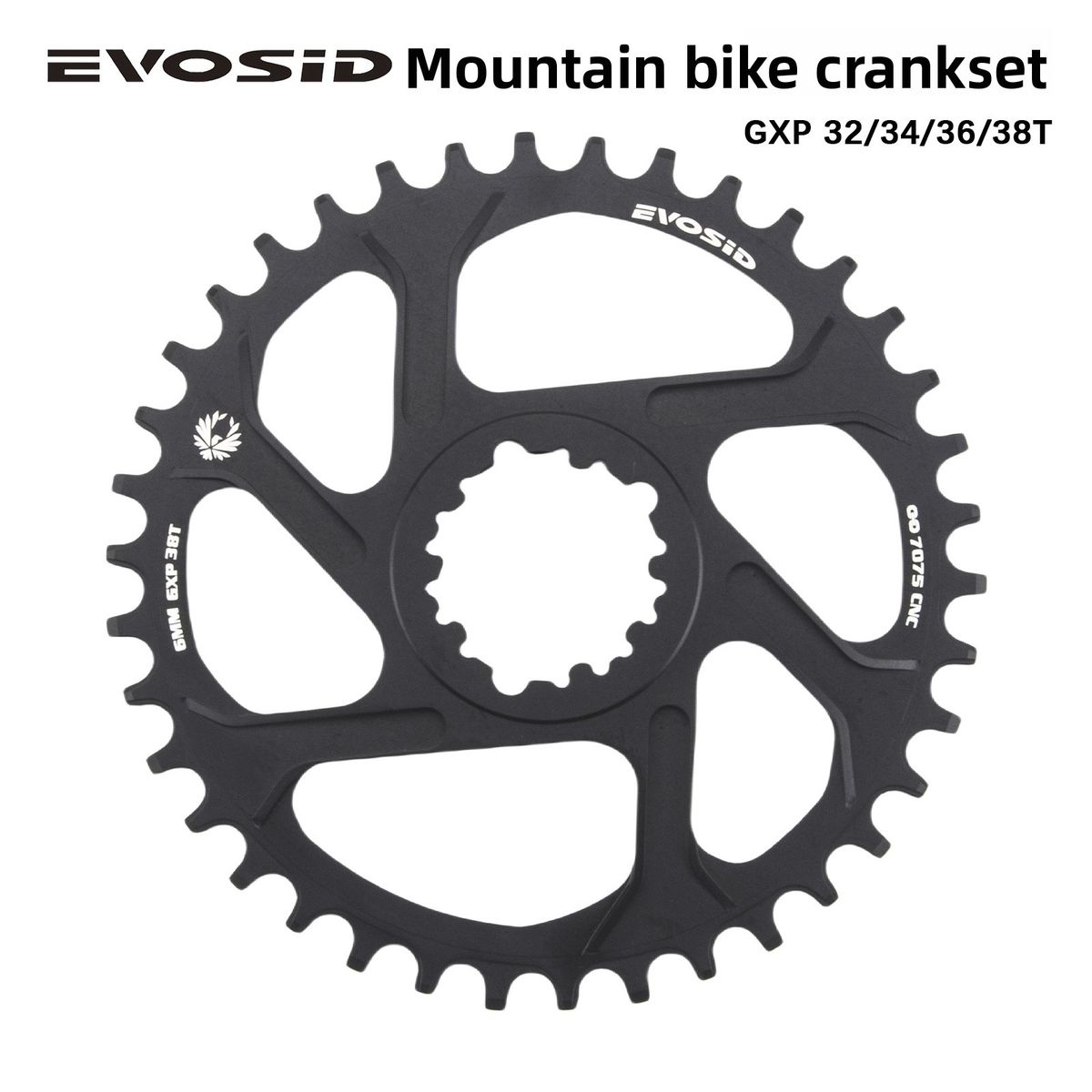 Cross-Border GXP Positive And Negative Tooth Direct Mount 6mm Chainring 32/34/36/38T Speedlink X9 XO XX1_desvips.com