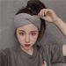 Cross-Border New Cross Face Washing Delicate Yarn Hairba INS Girls Yoga Postpartum Wide-Brim Internet Celebrity_desvips.com