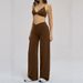 2PCS Suit Women' Trackuit Yoga Set Gym Wear Sexy Sport Bra Flared Legging Set Fitne Outfit Female Workout_desvips.com