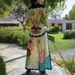 Women's Clothing fashion personality printed cotton and linen loose leisure vacation two-piece suit_desvips.com