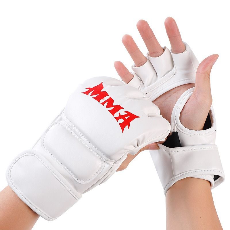Half Finger Boxing Gloves Sanda Boxing Thickened Half Finger Gloves Fighting Fighting Training Boxing Gloves_desvips.com