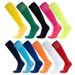 Solid Color Long Soccer Socks For Men And Women Adult High Top Non Slip Training Socks Thickened Terry Cloth Sole Over The Knee Student_desvips.com