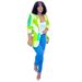 Women's Clothing Long-sleeved Printed Small Suit Small Jacket_desvips.com