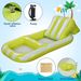 Inflatable Swimming Pool Striped Lounge Chair Water Mesh Floating Bed Adult Backrest Hammock Cloth Cover Floating Row_desvips.com