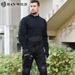 Hanye Outdoor Agent Camouflage Men Breathable Wear-Resistant Tactical Frog Training Suit Long Sleeve Set_desvips.com
