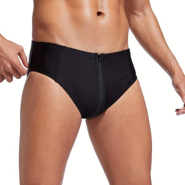 Men's Low-Rise Swim Briefs - Sexy & Comfortable For Beach & Pool (Solid Color & Quick-Dry)_desvips.com