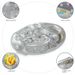 Inflatable Floating Thickened PVC Cooler & Drink Holder (Multi-Functional Design Fits 6 Cups + Ice Compartment Includes Repair Kit & Anchor Rope)_desvips.com