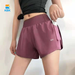 Sports Shorts Fake Two Pieces Anti-light Fitness High-waisted Yoga Pants Three-point Breathable Running Summer Breathable And Comfortable_desvips.com
