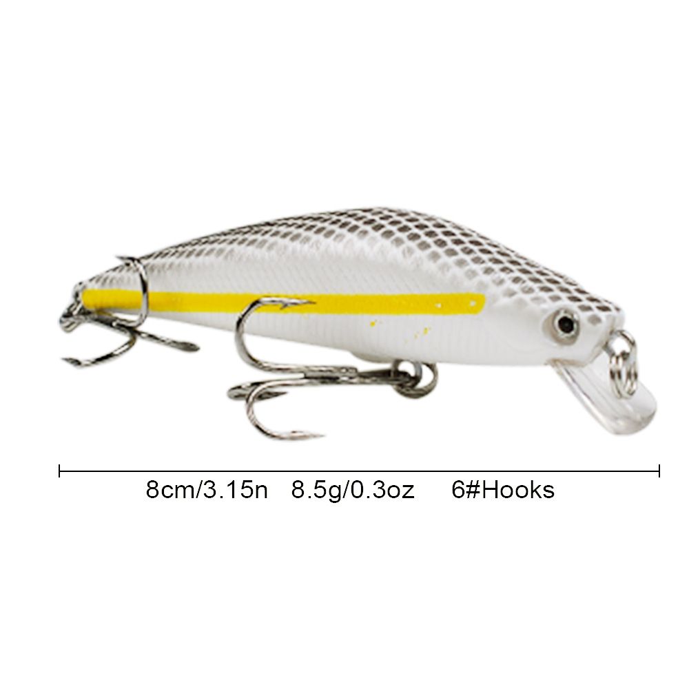 Minnow Popper Plastic Hard Bionic Lure Bait Sinking Pencil Fishing Gear_desvips.com