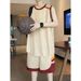 Summer Ice Silk Sleeveless Vest Sports Suit For Men, Outfit, Fashionable Casual Fitness Two-piece Basketball Set_desvips.com