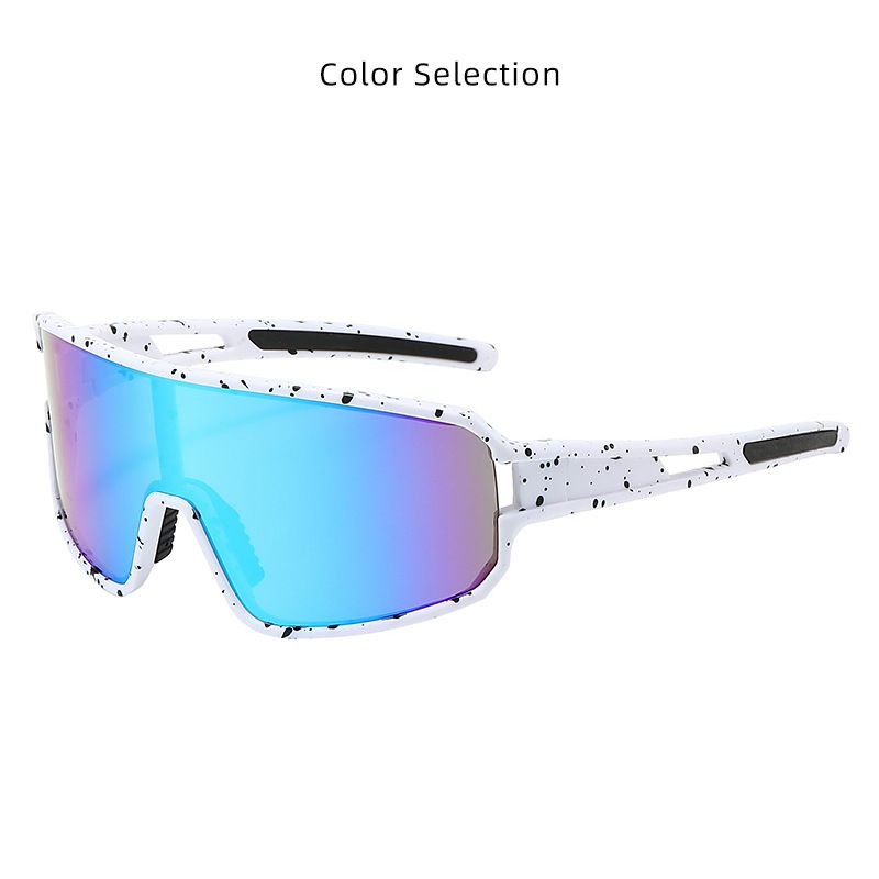Men's Glasses Sunglasses Cycling Sun Glasses One Piece Lenses Colorful Cycling Sunglasses_desvips.com