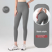 European And American Long Traceless Female Peach Fitness Sports Running Tight High Waist Hip Lifting Yoga Pants_desvips.com