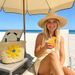 Yellow Flower Woven Women's Handbag Large Capacity Tote Handmade Straw Casual Vacation Beach Bag_desvips.com