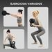 Pesa Rusa De 6 Kg Kettlebell Relleno De Arena Con Mango Ancho Antideslizante Para Entrenamiento 20x13x22 Cm_desvips.com