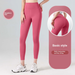 European And American Long Traceless Female Peach Fitness Sports Running Tight High Waist Hip Lifting Yoga Pants_desvips.com