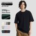 Cross-border European And American Style Regular Solid Color Short-sleeved T-shirt, 230g Pure Cotton, Loose Fit, Crew Neck_desvips.com