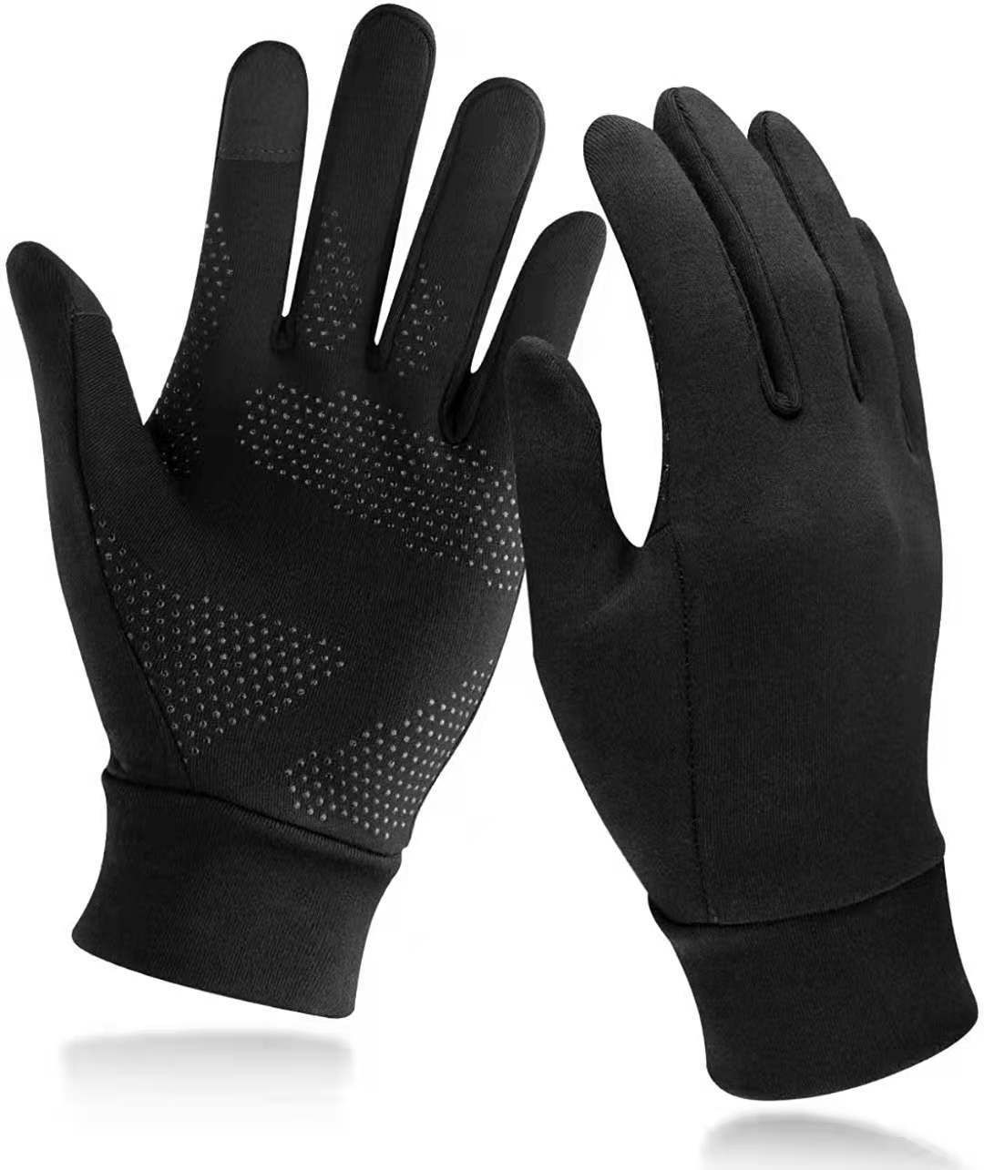 Cycling Gloves autumn and winter warm cold proof cycling driving fishing running plus velvet men's outdoor sports gloves_desvips.com