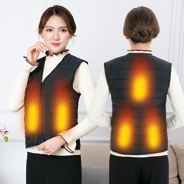 Electric Heated Vest For Men Women Heated Jacket 3-Speed Temperature Adjustment Winter Hiking Camping Skiing Fishing Bodywarmer_desvips.com