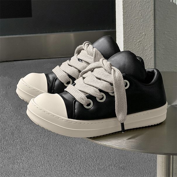 2026ss Chunky 1 Slip-On 1 Fat Casual Shoes For Men, Bread Shoes, Trendy Low-Top Height-Increasing Thick-Soled Versatile Fashion Men, , Me_desvips.com