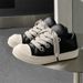 2026ss Chunky 1 Slip-On 1 Fat Casual Shoes For Men, Bread Shoes, Trendy Low-Top Height-Increasing Thick-Soled Versatile Fashion Men, , Me_desvips.com