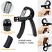 Adjustable Hand Gripper Set, Hand Trainer, Grip Ring, Finger Exerciser, Fitness Equipment Five Piece Set_desvips.com