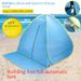 2 Second Pop Up Beach Tent - Automatic Sun Shelter For Outdoor Camping & Picnics_desvips.com