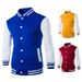 Men's Clothing Jacket European Size Men's Clothing Hot Sale Men's Stand Collar Baseball Shirt Jacket W868_desvips.com