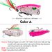 6 Colors Wave Lure 4.3cm Mini 4g With Feather Bionic Fishing Bait DW1059_desvips.com