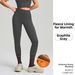 Women's Fleece Lined Thickened Yoga Pants High Elasticity Tight Fit Seamless Running Pants With Peach Shaped Hip Belt Pockets_desvips.com