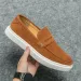 Elegantes Mens Loafers Casual Leather For Men Slip On Moccasins Breathable Male Driving Shoes Comfort Soft Dress_desvips.com