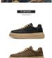 New Men's Shoes, Non-slip Wear-resistant Student Skateboard Shoes, Teenagers Thick-soled Sports Shoes_desvips.com