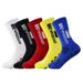3 Pairs Anti-slip Football Men Breathable Deodorous TC Mid Tube Silicone Soccer Basketball Sport Socks_desvips.com