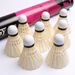 Badminton Shuttlecocks 12 Pack Durable Reverse Washed All Round Feather Stable Outdoor Use_desvips.com