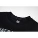 Graphic Letter Print Short Sleeve T Shirt Men Loose Crew Neck Casual Tee Hip Hop Streetwear Black Cotton Top Front Back Double Sided Printed T-shirt_desvips.com