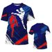 Gym Sports Men's Full-Print Muay Thai Boxing Short-Sleeve T-Shirt Direct From Manufacturer For Foreign Trade_desvips.com