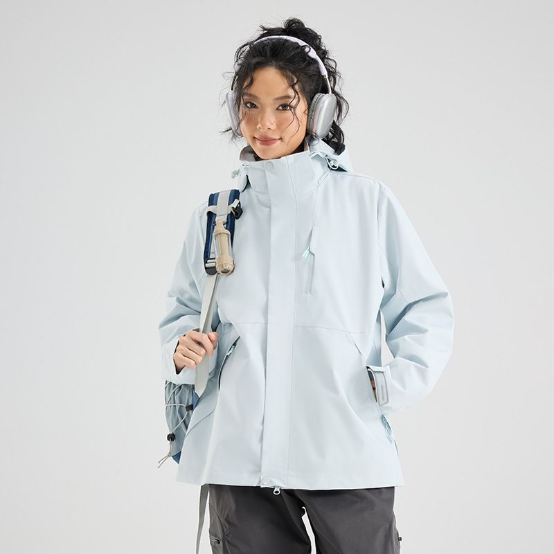 2025 New Outdoor Sports Windproof Waterproof Two-Piece Set Comfortable Warm Unisex Windbreaker Jacket_desvips.com